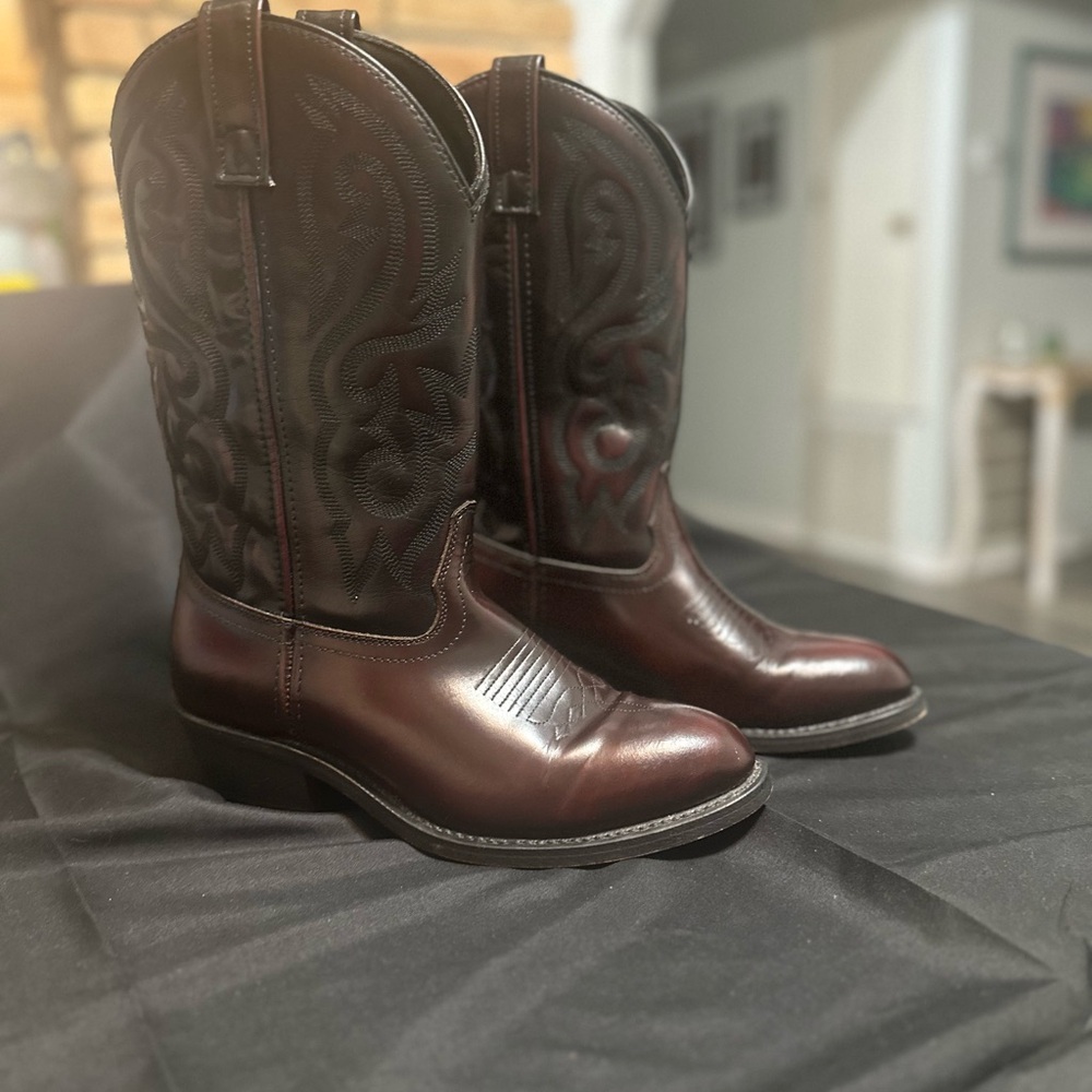 Men's Cody James Black Cherry Leather Western Boots 7.5 D